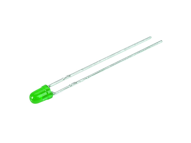 LED 3mm Green Color ليد 3مم لون اخضر