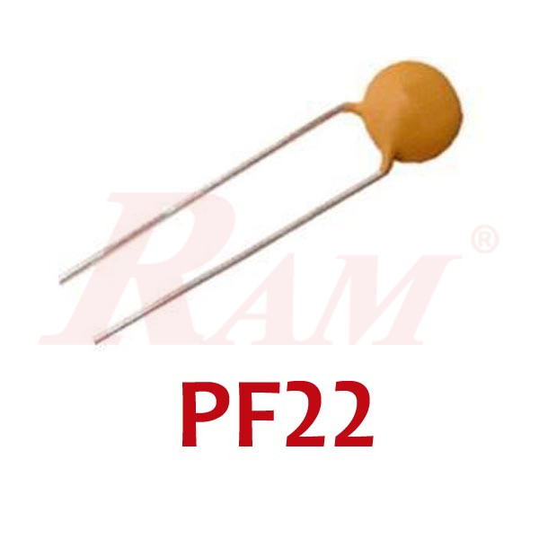 Capacitor مكثف PF22 سيراميك 22 بيكو فاراد 25 فولت (22pF 25V)