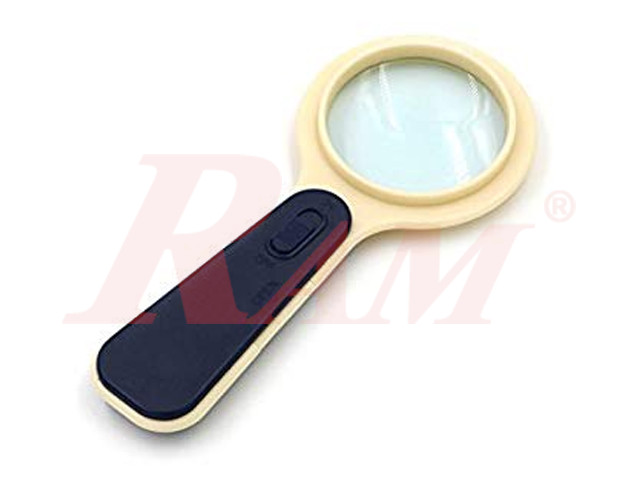 5X Magnifier With LED عدسة مكبرة يدوية قدرة تكبير 5 مزودة باليد