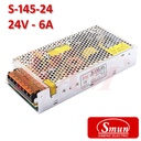 Smun® Industrial SMPS Output +24Vdc/6A Input 220Vac (S-145-24)