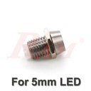 LED 5mm Metal Cover - LED Bezel Holder