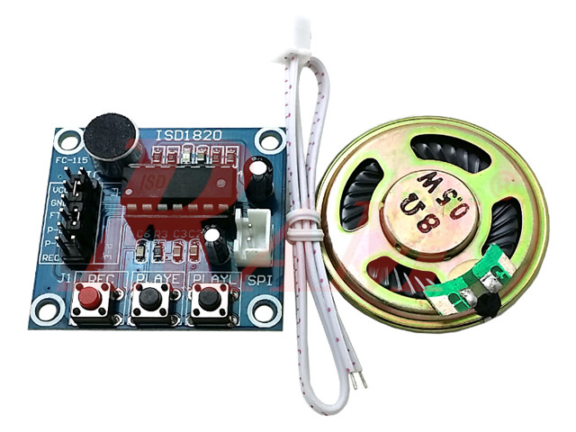 ISD1820 Voice Recording Module + Speaker