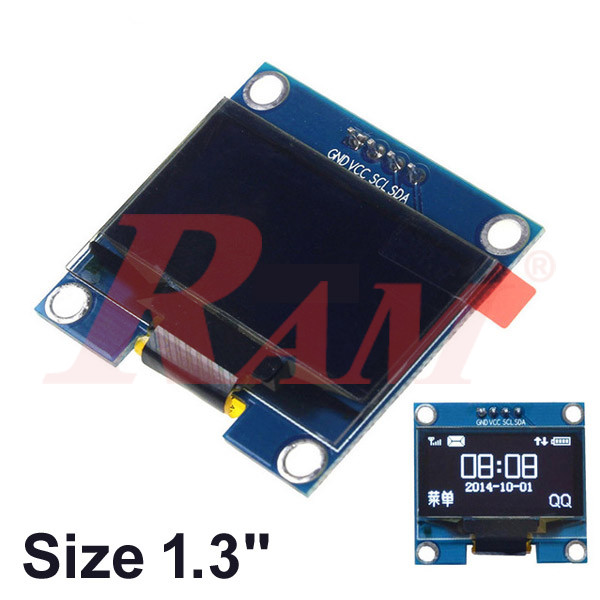OLED 1.3" 4pin LCD Display Module I2C IIC Communicate
