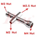 Mini Nut Hexagonal Cross Wrench Size M2 M2.5 M3 M4