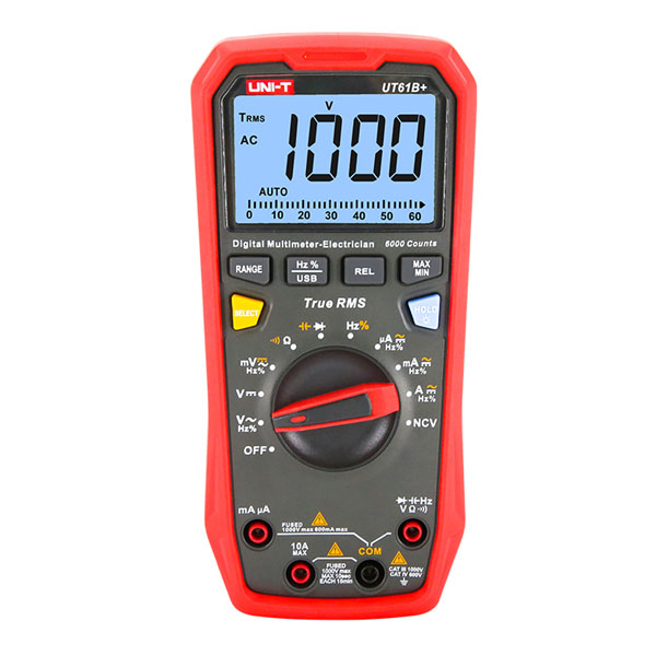 UT61B+ True RMS Digital Multimeter 1000V