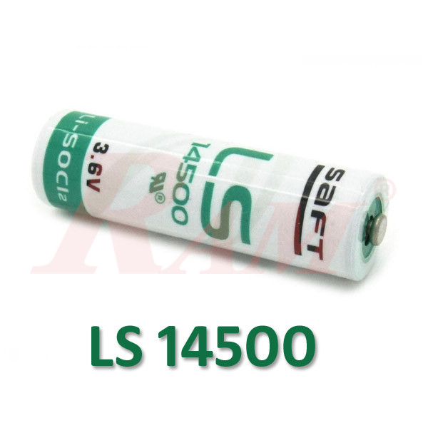 Saft LS-14500 Lithium Battery 3.6V (Li-SOCI2) بطارية ليثيوم 3.6V سافت – LS-14500