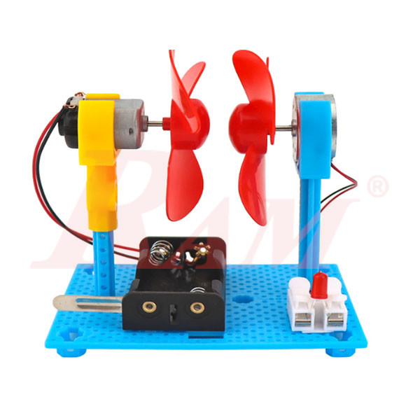 DIY Wind Power Turbine Generator System DC Motor - Science Toy
