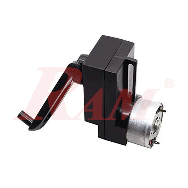 DIY Manual Rotating Hand Voltage Generator Dinamo 12Vdc مولد كهرباء دينامو بالحركة يدوي