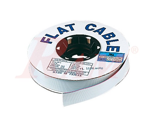 [FLAT.CABLE.GRAY.26P] Grey 26 pin Dupont Flat Ribbon Cable (1 Meter)