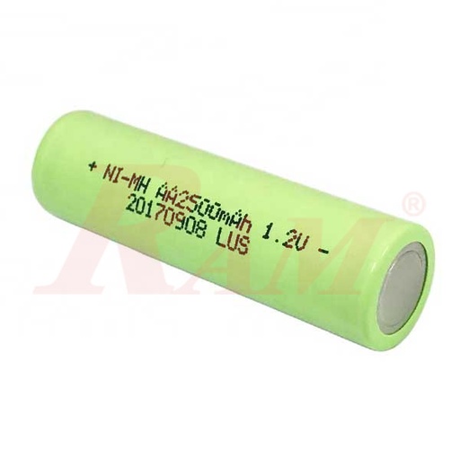 [BATTERY.NI.MH.AA.2500MAH] Battery Rechargeable 1.2V AA Ni-MH 2500mAh
