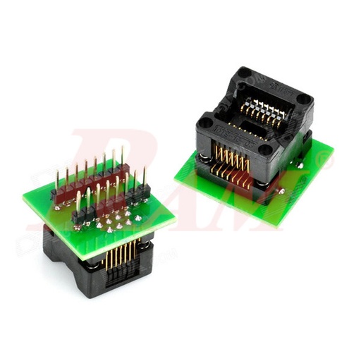 [DIP.SOP16.CHINA] DIP to SOP16 Adapter ادابتور مبرمجة 16 طرف