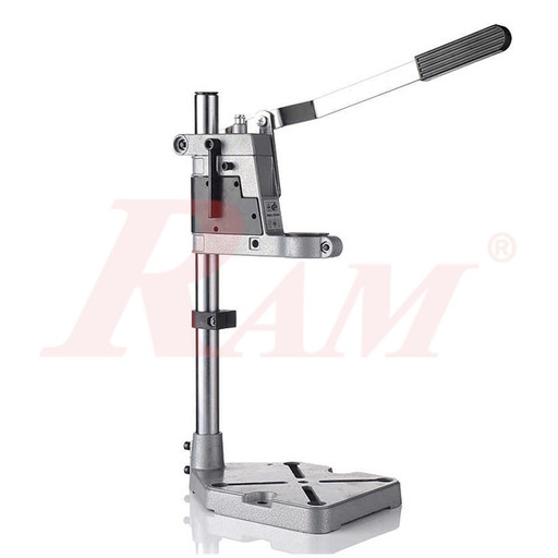 [TS6109.DRILL.STAND] TS-6109 Electric Drill Stand Power Rotary Tools حامل للشنيور - مع قاعدة المونيوم ويد للتحكم في الارتفاع