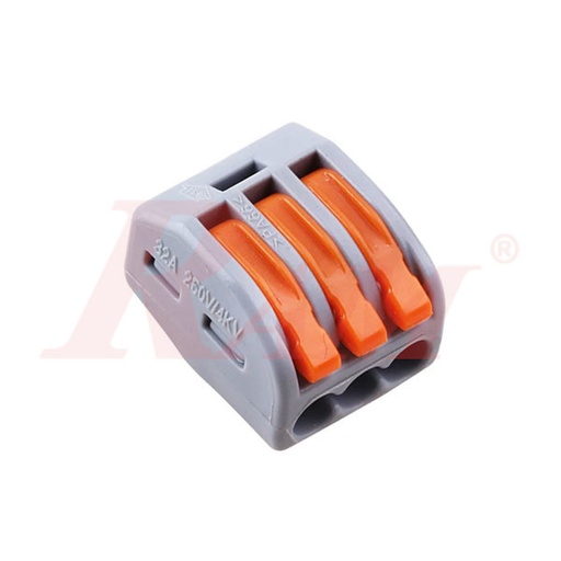 [WAGO.3PIN] WAGO 3 Pin - PCT-213 Universal Compact Wire Wiring Connector
