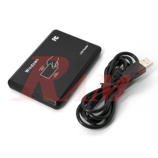 [ACCESS.USB.125K] PC USB 125KHz Proximity Smart RFID ID Card Reader R20D قارئ كارت وشفرة للكمبيوتر تردد 125ك