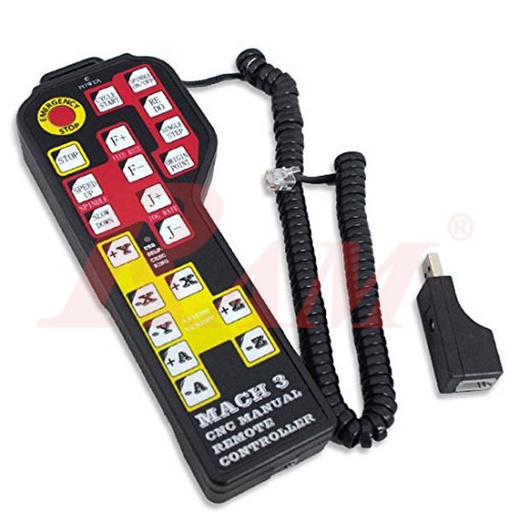 [KIT.HANDLE.4AXIS.USB] CNC Handle 4 Axis USB Pendant Manual Remote Control
