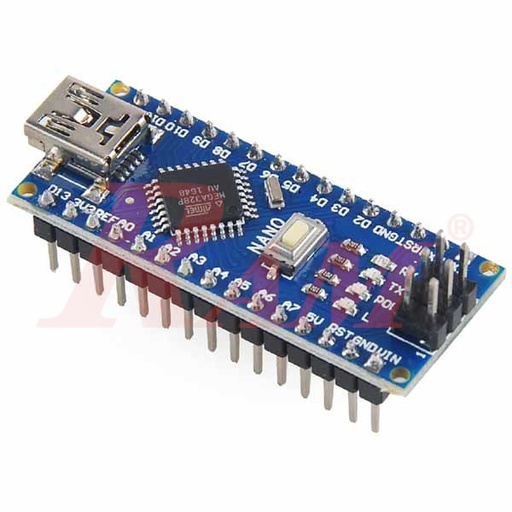 [KIT.ARDUINO.NANO.CH340] Arduino Nano 328 With CH340 Chip - Clone اردوينو نانو