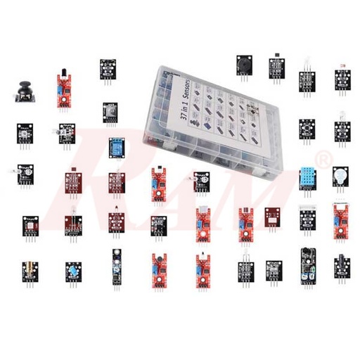 [KIT.SENSOR.37.IN.1] Sensor Kit 37 in 1 For Arduino & Microcontrollers