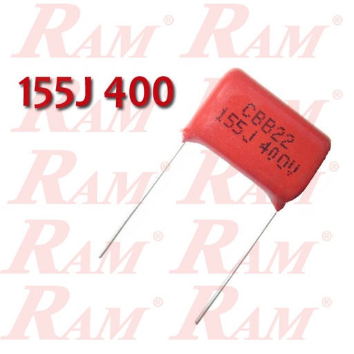 [C.400V155J] 155J-400V Polypropylene Film Capacitor 1.5uF 400V