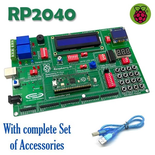 [KIT.RP2040.PICO.TRAINING] Raspberry Pi Pico Development & Training Kit Based on ARM RP2040