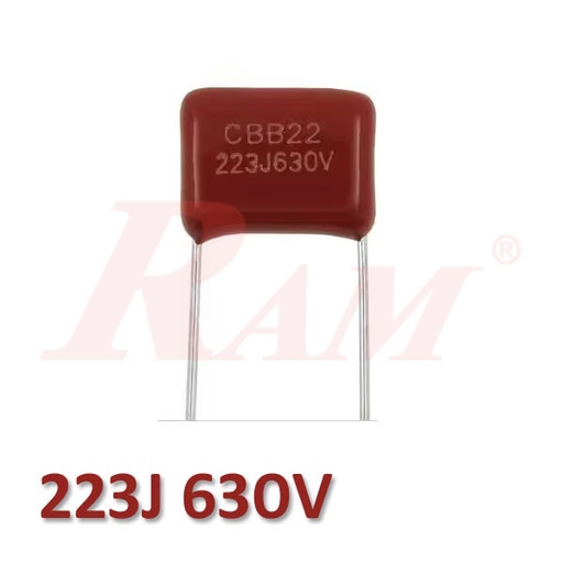 [C.630V223J] 223J-630V Polypropylene Film Capacitor 0.022uF 630V