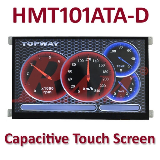 [HMT101ATA.D] HMT101ATA-D Smart TFT LCD Module – 10.1" Capacitive Touch Display - TOPWAY بدون فريم