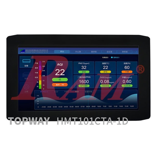 [HMT101CTA.1D] HMT101CTA-1D Smart TFT LCD Module – 10.1" Capacitive Touch Display - TOPWAY