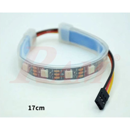 [KIT.WS2812.10.5050.FLEXIBLE] RGB 5V Programmable LED Strip - 10 LEDs / 17 cm long