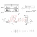 IDC16 Male Polarized (FC16-PCB)