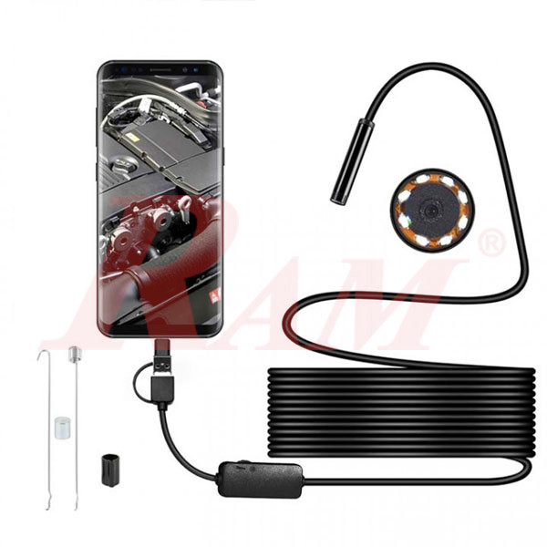 Endoscope 5m Camera 7.0 mm USB OTG Borescope