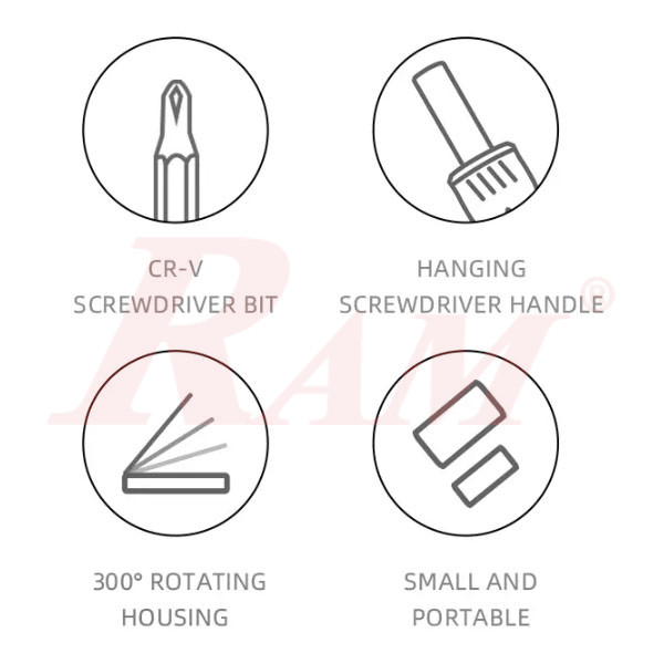 JM-8189B - 32 in 1 Precision Screwdriver Set With Tweezers