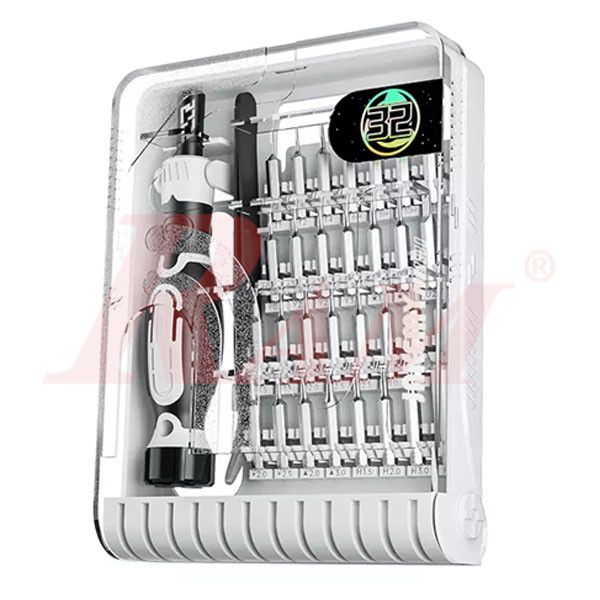 JM-8189B - 32 in 1 Precision Screwdriver Set With Tweezers