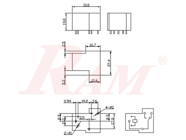 Re T90 - Relay 24V Coil 5pin