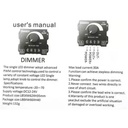 Manual LED Dimmer Control DC12-24Vdc / 30A PWM