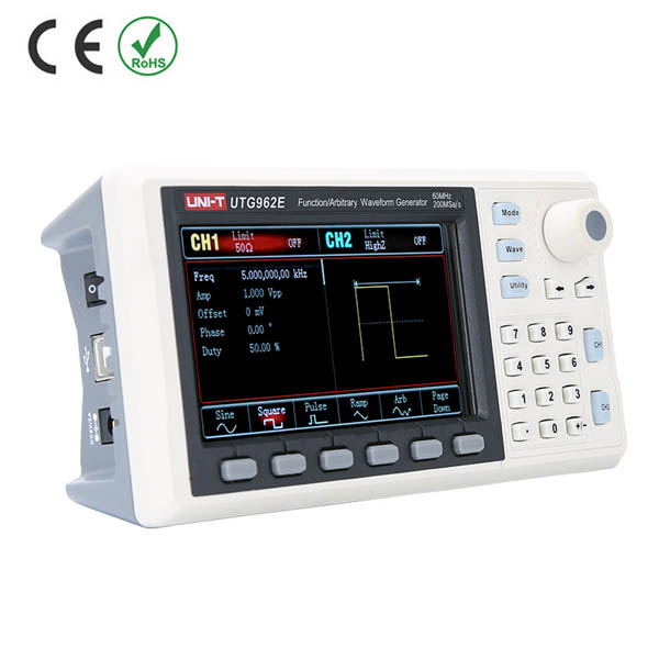 UTG962E UNI-T Mini Function/Arbitrary Waveform Generator 60MHz