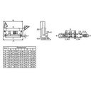 IDC40 Polarized Male Headers with Latch Straight (FRC-40)