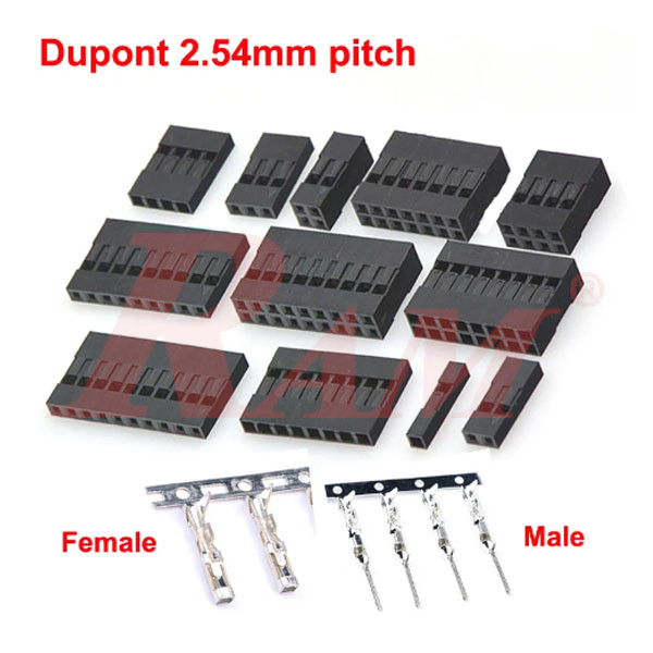 PH21 - 1x1pin 2.54mm 1 Pin Plastic Dupont Jumper Wire Cable Housing Female