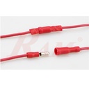 100 Pair Package Gauge Male-Female Solderless Crimp Bullet Connectors (KIT.R8)