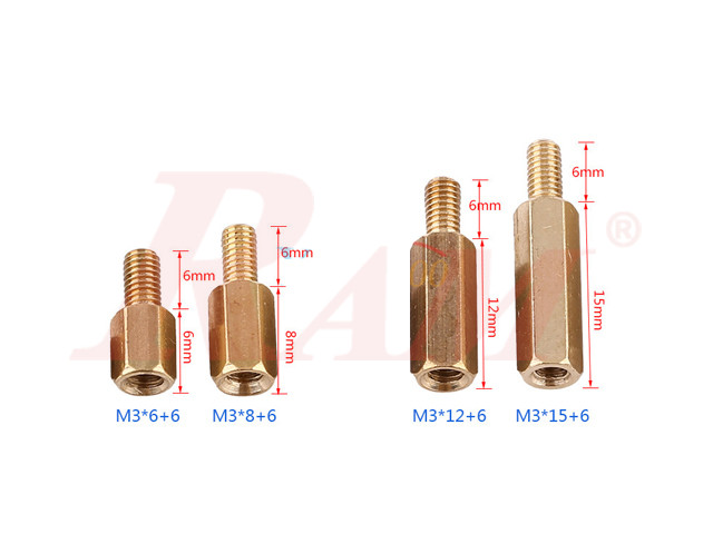 Copper PCB Spacer 25mm M/F