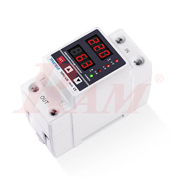 TOMZN 1-Phase 63A V/A ac Protector