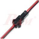 SM.22AWG - 2 Pin Female + Male SM Cable Wire Plug Connectors