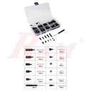 Plastic Hex Spacer Kit - Black Nylon Spacer Set