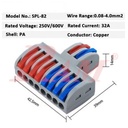 WAGO SPL-82 - 2 in 8 out Universal Compact Wire Wiring Connector