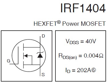 IRF1404 - HEXFET Power MOSFET