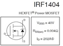 IRF1404 - HEXFET Power MOSFET