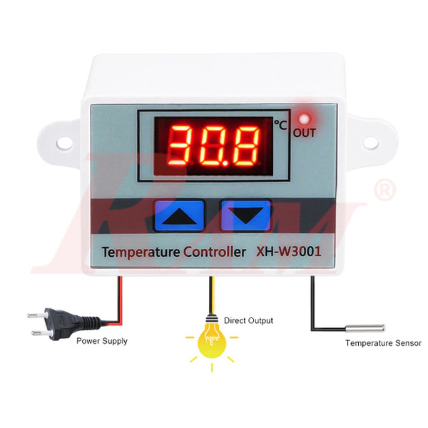 XH-W3001 Programmable Temperature Control 10A - 220Vac