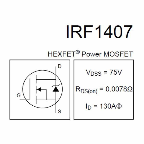 IRF1407 - HEXFET Power MOSFET