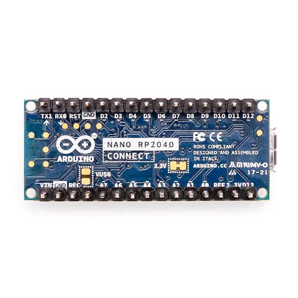 Arduino Nano RP2040 Connect with Headers