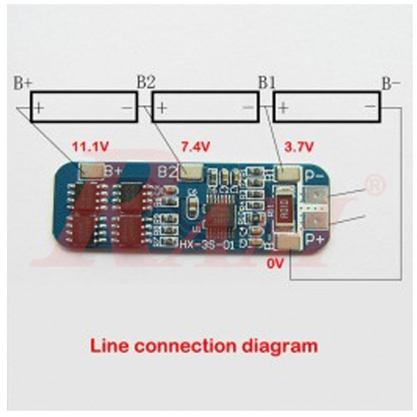 BMS 3 String 12V/10A