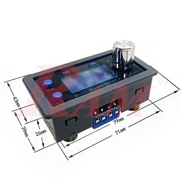 DC-DC Step Up & Step Down Converter Adjustable CC CV 4A - Model ZK-4KX SKU#DC401
