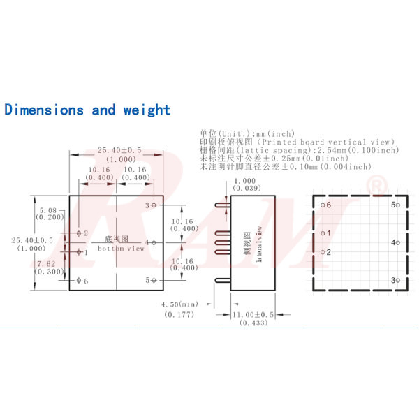 DC-DC Power Module 10W Input Voltage (9~36Vdc) Output Voltage 5Vdc/2000mA (HLK-10D2405)